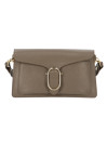 Elegancka torebka damska brązowa crossbody z klapą L’AF