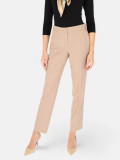  Klasyczne i eleganckie beżowe spodnie garniturowe L’AF Uma