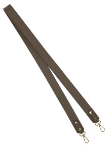 Elegancka torebka damska brązowa crossbody z klapą L’AF