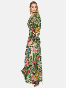 Sukienka maxi w tropikalne kwiaty L'AF Kailani