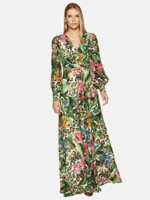 Sukienka maxi w tropikalne kwiaty L'AF Kailani