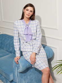 Elegancka tweedowa spódnica w kratę L’AF Madonna