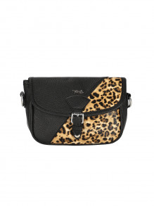 Listonoszka z ukośną wstawką Verde