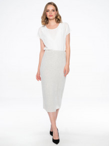 Dopasowana spódnica z domieszką kaszmiru Potis & Verso Elara