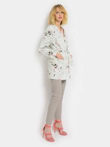 Lekki płaszcz z kwiatowym wzorem Potis & Verso Orsi