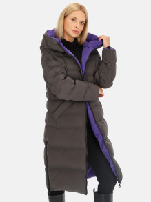 Dwustronny płaszcz damski z kapturem Rino & Pelle Keila