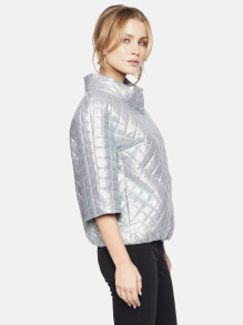 Niebieska krótka kurtka pikowana damska L'AF Era