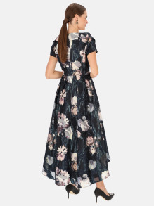 Wieczorowa sukienka asymetryczna w kwiaty L'AF Beatrice