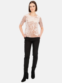 Welurowa bluzka damska Potis & Verso Hill