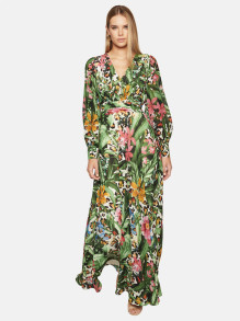 Sukienka maxi w tropikalne kwiaty L'AF Kailani
