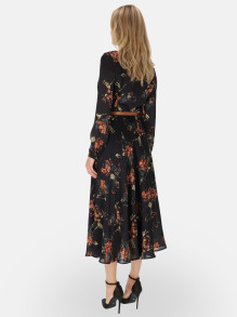 Sukienka midi z kwiatowym printem Potis & Verso Karo