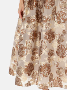 Elegancka sukienka midi w kwiaty L'AF Bet