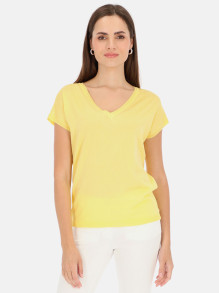 Dzianinowa bluzka z dekoltem w serek Potis & Verso Petunia