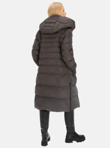 Dwustronny płaszcz damski z kapturem Rino & Pelle Keila