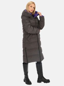 Dwustronny płaszcz damski z kapturem Rino & Pelle Keila