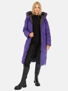 Dwustronny płaszcz damski z kapturem Rino & Pelle Keila