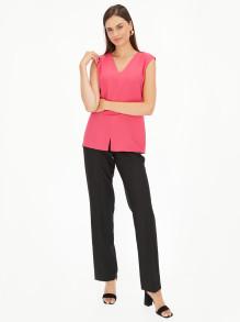 Biznesowa bluzka z rozcięciem Potis & Verso Federica