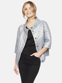 Niebieska krótka kurtka pikowana damska L'AF Era