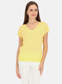 Dzianinowa bluzka z dekoltem w serek Potis & Verso Petunia