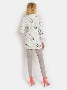 Lekki płaszcz z kwiatowym wzorem Potis & Verso Orsi