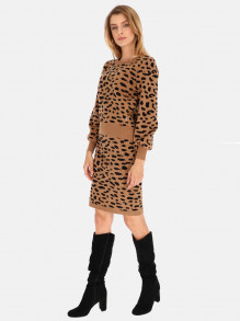 Sweter damski w cętki Smashed Lemon