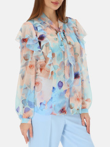 Elegancka bluzka damska w kwiaty L’AF Arleta