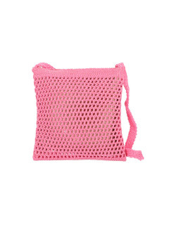  Torebka różowa pleciona Verde