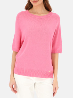  Różowy bawełniany sweter damski L’AF Rubi