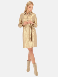  Koszulowa złota sukienka marki Smashed Lemon 24733