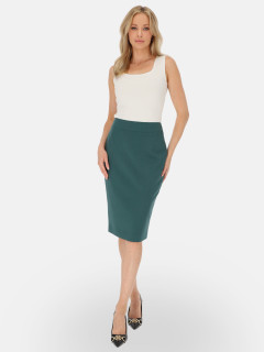  Zielona ołówkowa spódnica midi Potis & Verso Petra