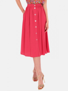  Różowa spódnica z guzikami L'AF Lilly