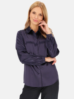  Granatowa elegancka koszula damska Potis & Verso Jasmina