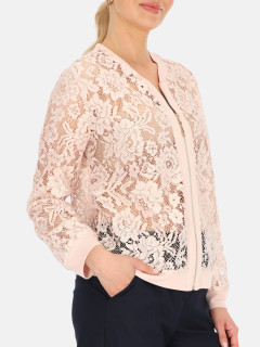  Różowa koronkowa bluza damska bomberka L’AF Kim