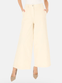  Kremowe jeansy damskie z szeroką nogawką L’AF Santana