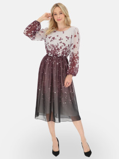  Zwiewna sukienka midi w kwiaty Potis & Verso Martina