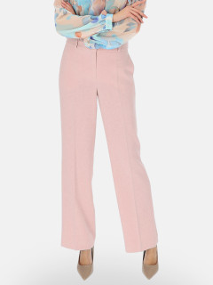  Różowe eleganckie spodnie damskie w kant L'AF Arleta