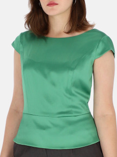  Zielona bluzka z baskinką Potis & Verso Beth