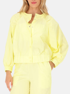  Kurtka bomberka z wiskozy w kolorze cytrynowym EyeForFashion