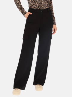  Czarne dzianinowe spodnie cargo Red Button Colette