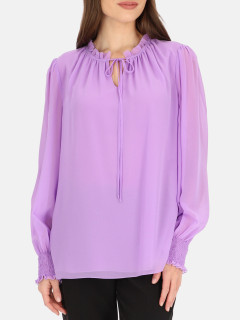  Fioletowa bluzka damska z szyfonu Potis & Verso Emily