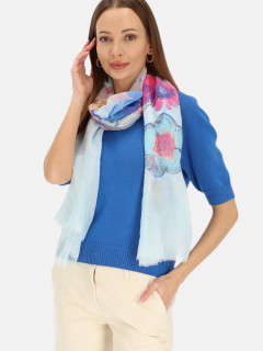  Pastelowy kwiatowy szal z wiskozy Potis & Verso