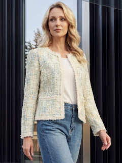  Elegancka pastelowa marynarka L’AF Iza