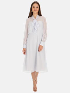  Jasnoszara sukienka wizytowa midi L'AF Jenni