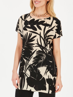  Tunika z motywem tropikalnym Potis & Verso Flora