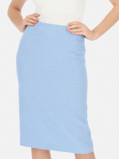  Błękitna tweedowa spódnica midi L'AF Talia