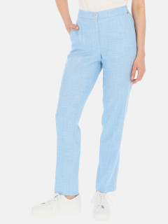  Błękitne spodnie damskie w kant Potis & Verso Dorian