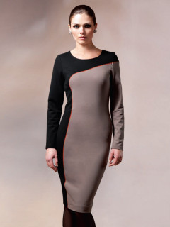  Sukienka dwukolorowa midi Potis & Verso Orso