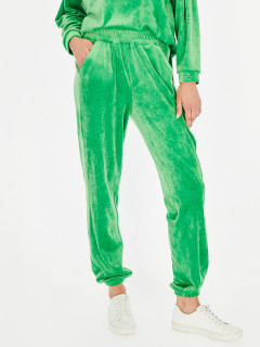  Welurowe zielone spodnie L'AF Eden