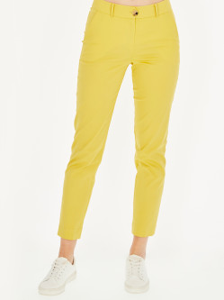 Żółte spodnie damskie Potis & Verso Roxi