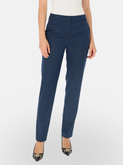 Klasyczne granatowe spodnie damskie Potis & Verso Tera